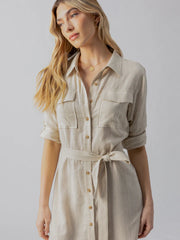 Pocket Shirt Dress