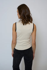 Isla Sleeveless Ruffle Top