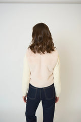 Gia Cropped Fur Sweater
