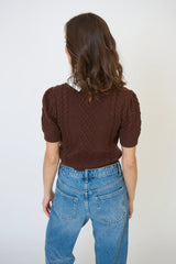 Astrid Twofer Poof Sleeve Polo