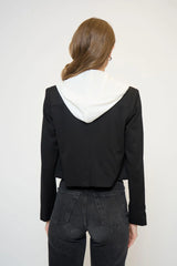 Cropped Fitted Dickey Jacket