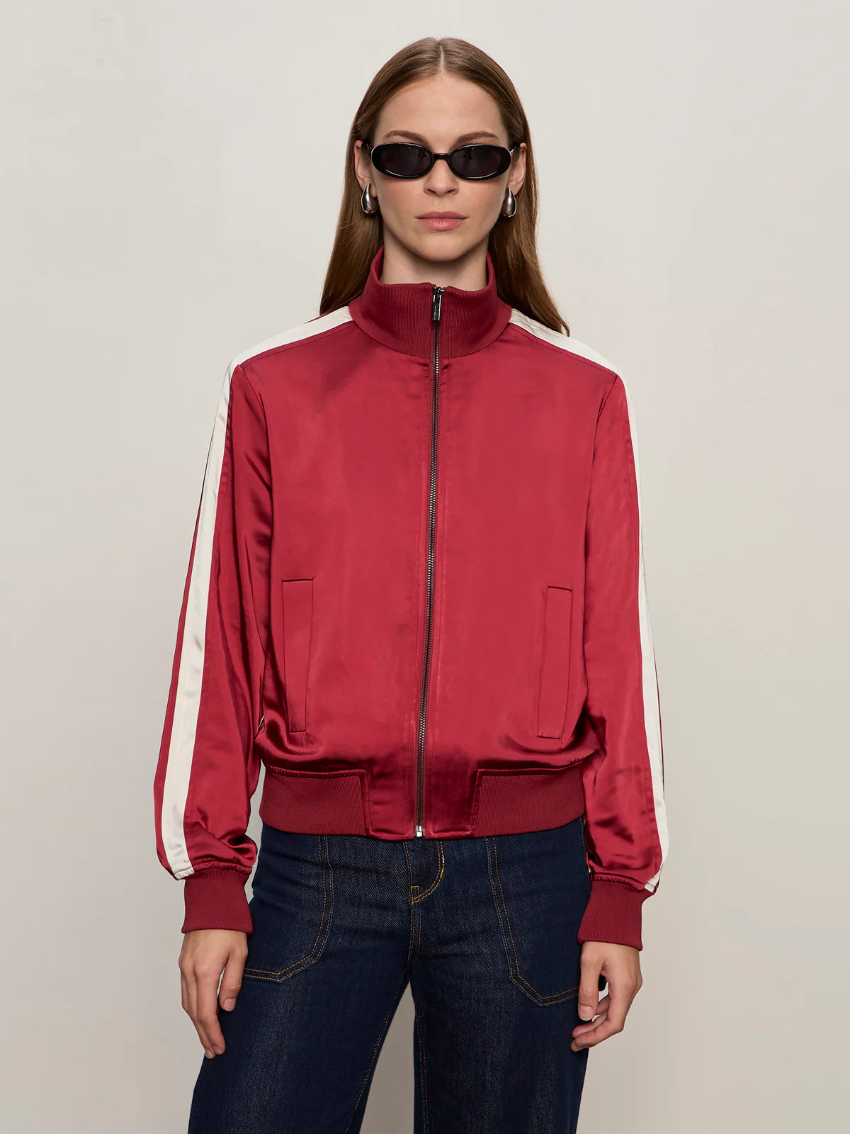 Satin Track Jacket