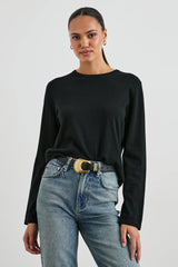 Cotton Cashmere Long Sleeve Tee