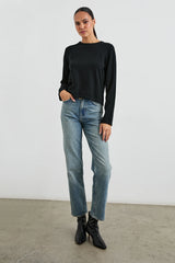 Cotton Cashmere Long Sleeve Tee