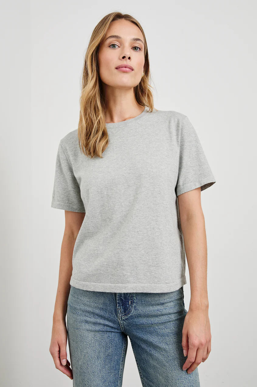 Cotton Cashmere Short Sleeve Tee
