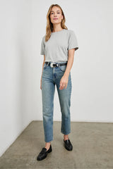 Cotton Cashmere Short Sleeve Tee
