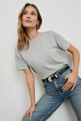 Cotton Cashmere Short Sleeve Tee
