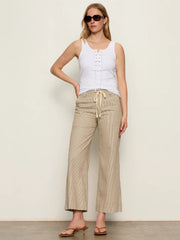 Lily Stripe Cropped Pant