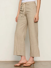 Lily Stripe Cropped Pant