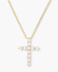 "Oh She Fancy" Small Cross Pendant