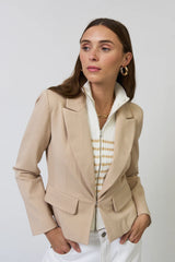 Chloe Nautical Stripe Sweater Dickey Jacket