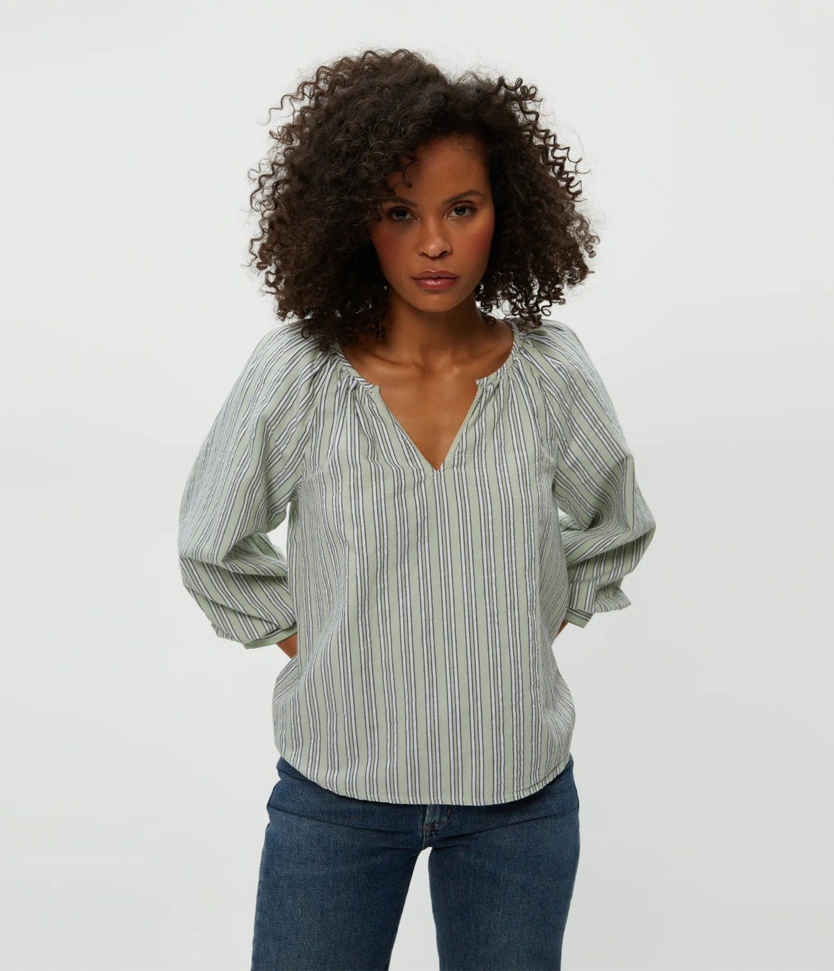 Cleo Notch Neck Top