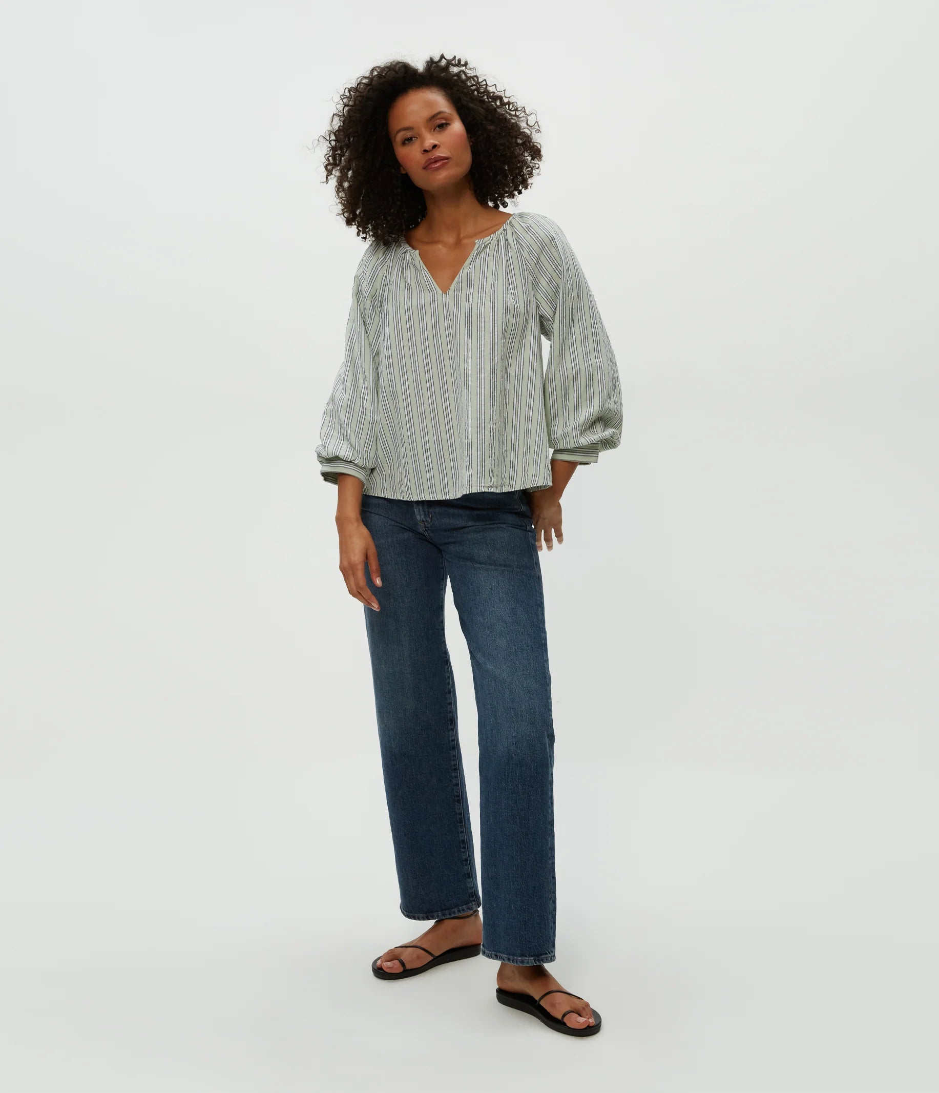 Cleo Notch Neck Top