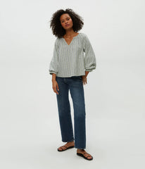 Cleo Notch Neck Top