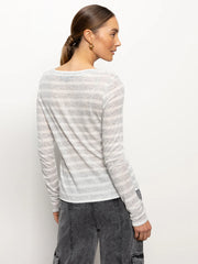 Femme Crew Stripe Tee