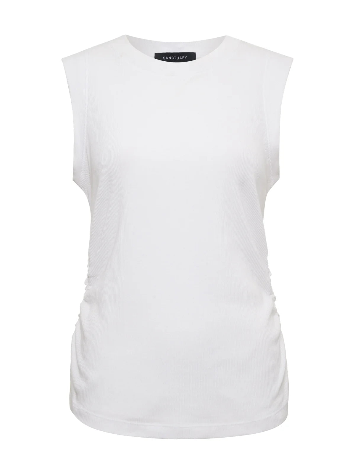 Ribbed Ruched Tank