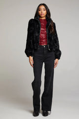 Puff Sleeve Jacket - Licorice