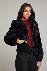 Puff Sleeve Jacket - Licorice