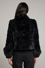 Puff Sleeve Jacket - Licorice