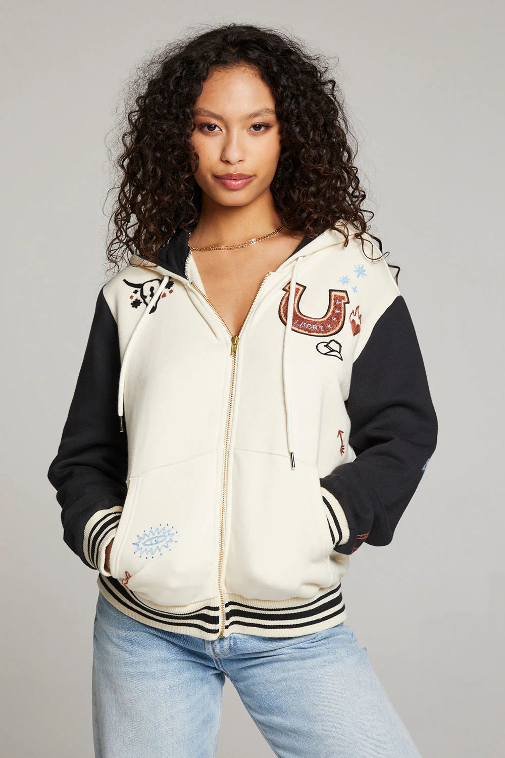 Lady Luck Zip Up Hoodie