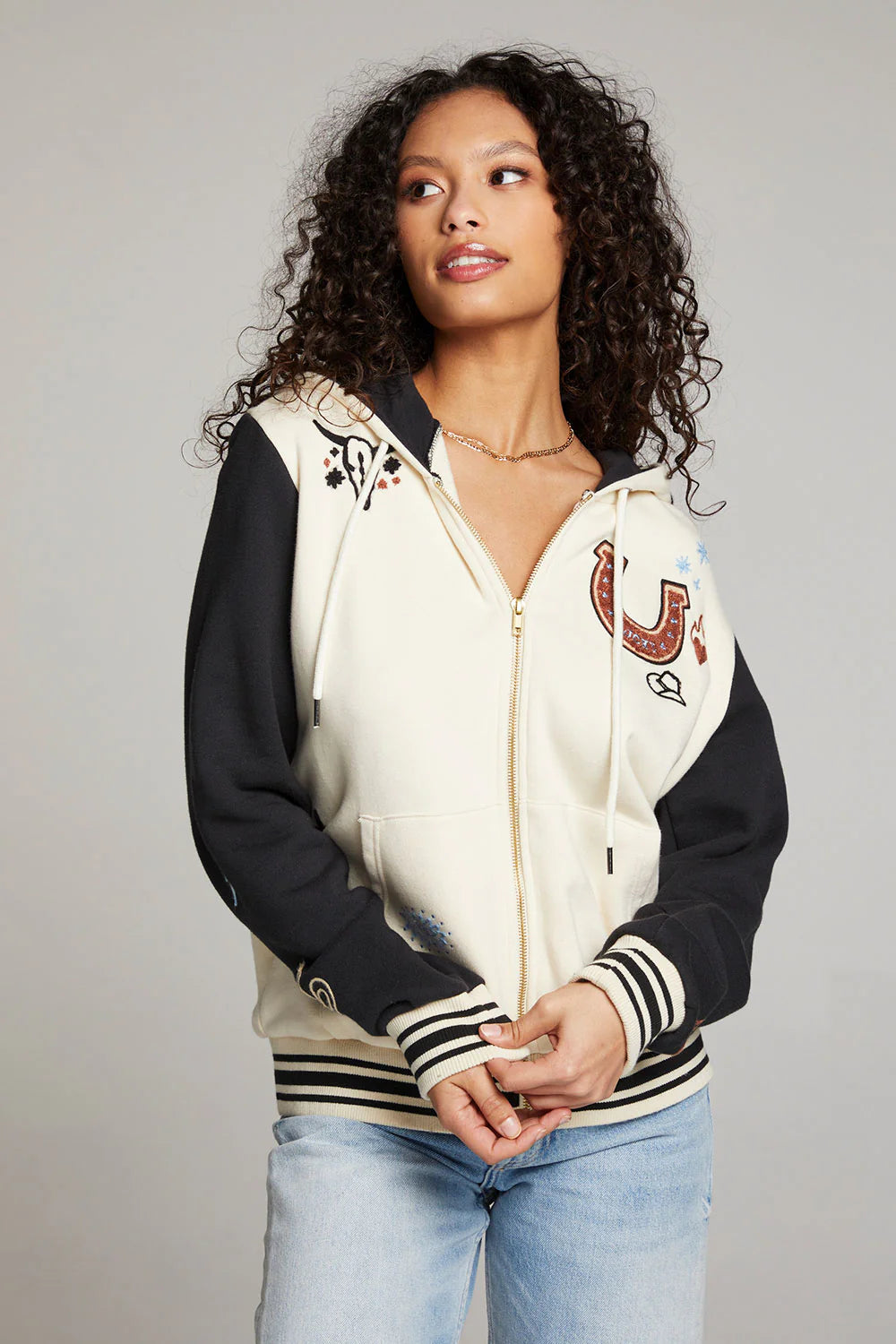 Lady Luck Zip Up Hoodie