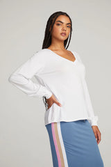 Kara White Long Sleeve