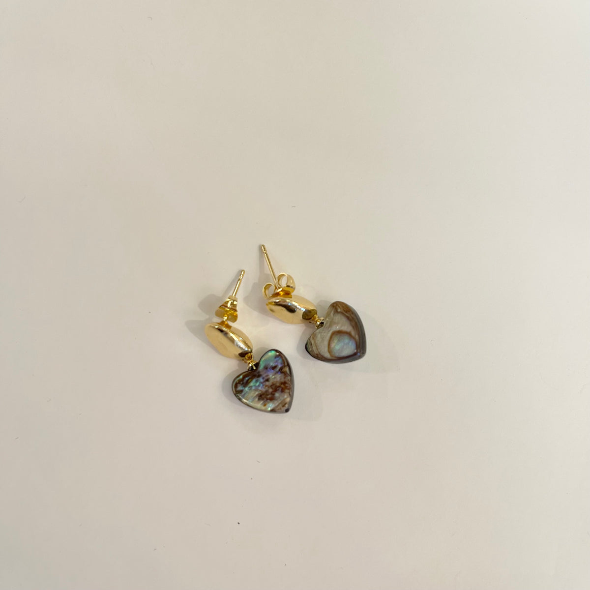 Abalone Hearts Earrings