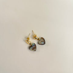 Abalone Hearts Earrings