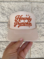 Howdy Pumpkin Trucker Hat