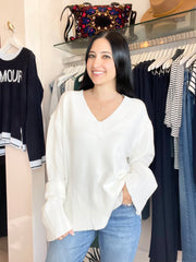 Asclepias V Neck Sweater