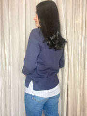 Maisie Mandarin Collar Twofer