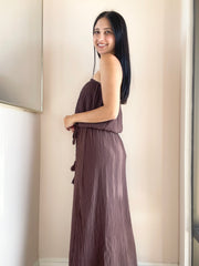 Belted Maxi Skirt