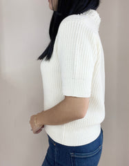 Charli Pearl Collared Polo