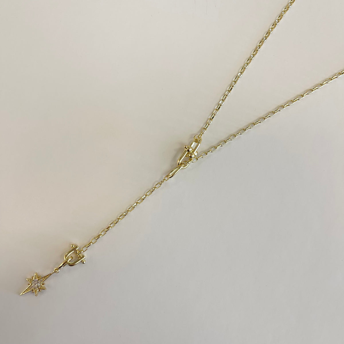 Atlas Delicate Lariat + Parker Celestial Charm