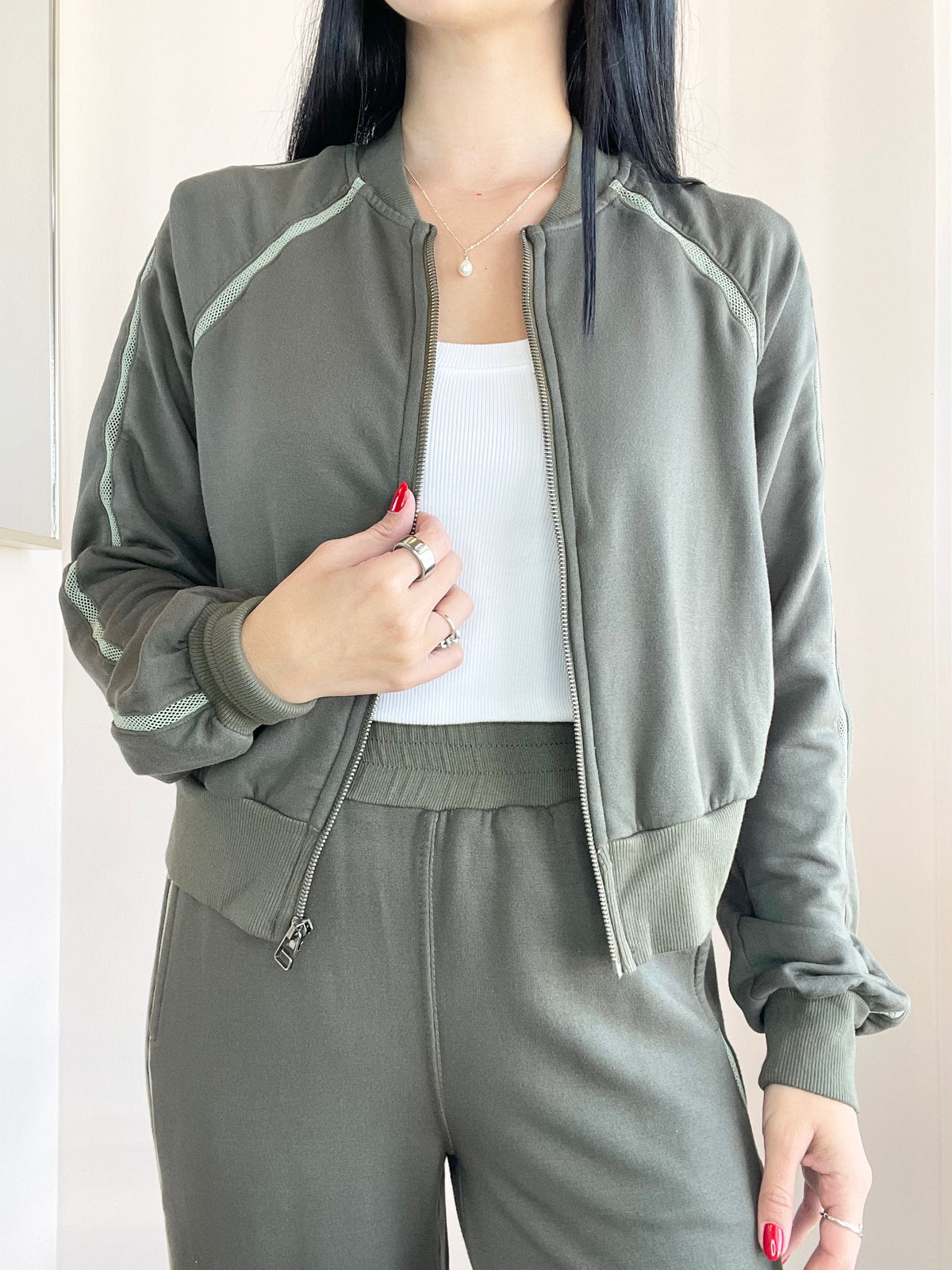 Softest Fleece Zip-Up Track Jacket