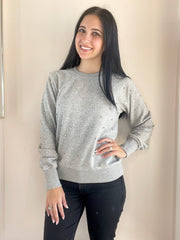 Jeweled Raglan Pullover