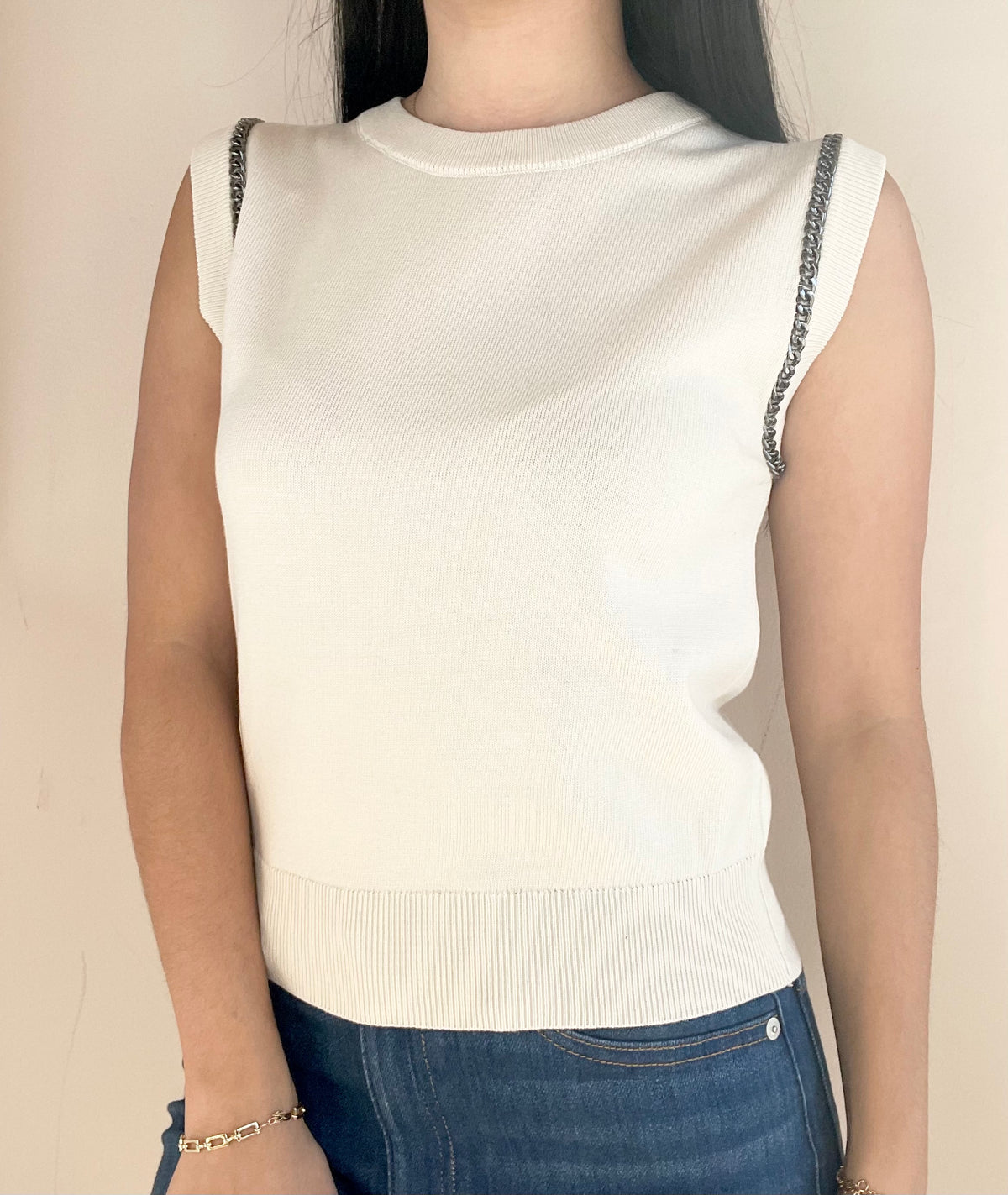 Sleeveless Knit Top