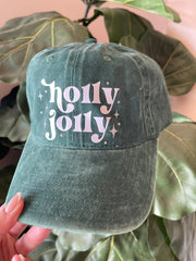 Holly Jolly Dad Cap