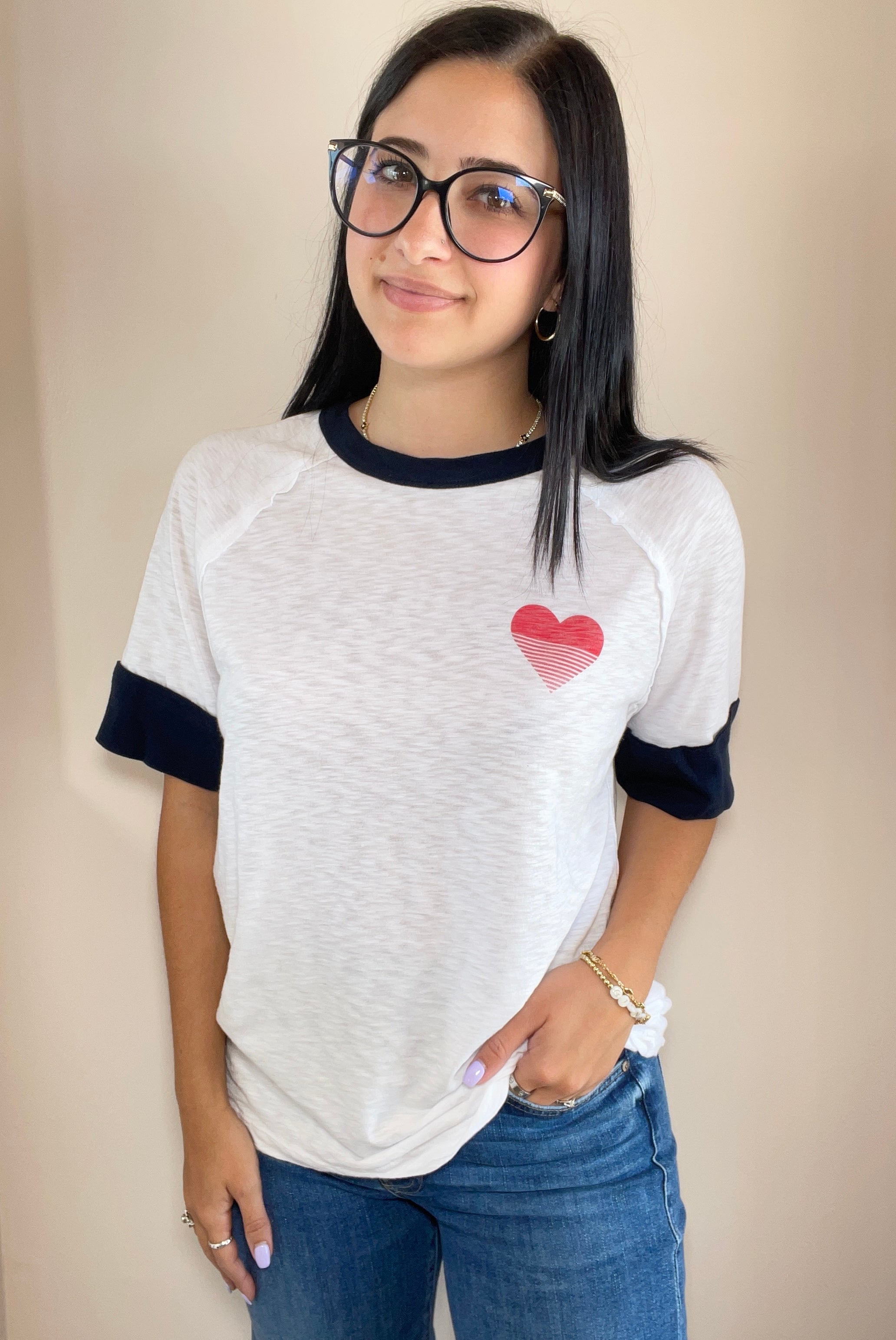 Heart Boyfriend Tee