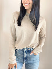 Cotton Cashmere Long Sleeve Tee