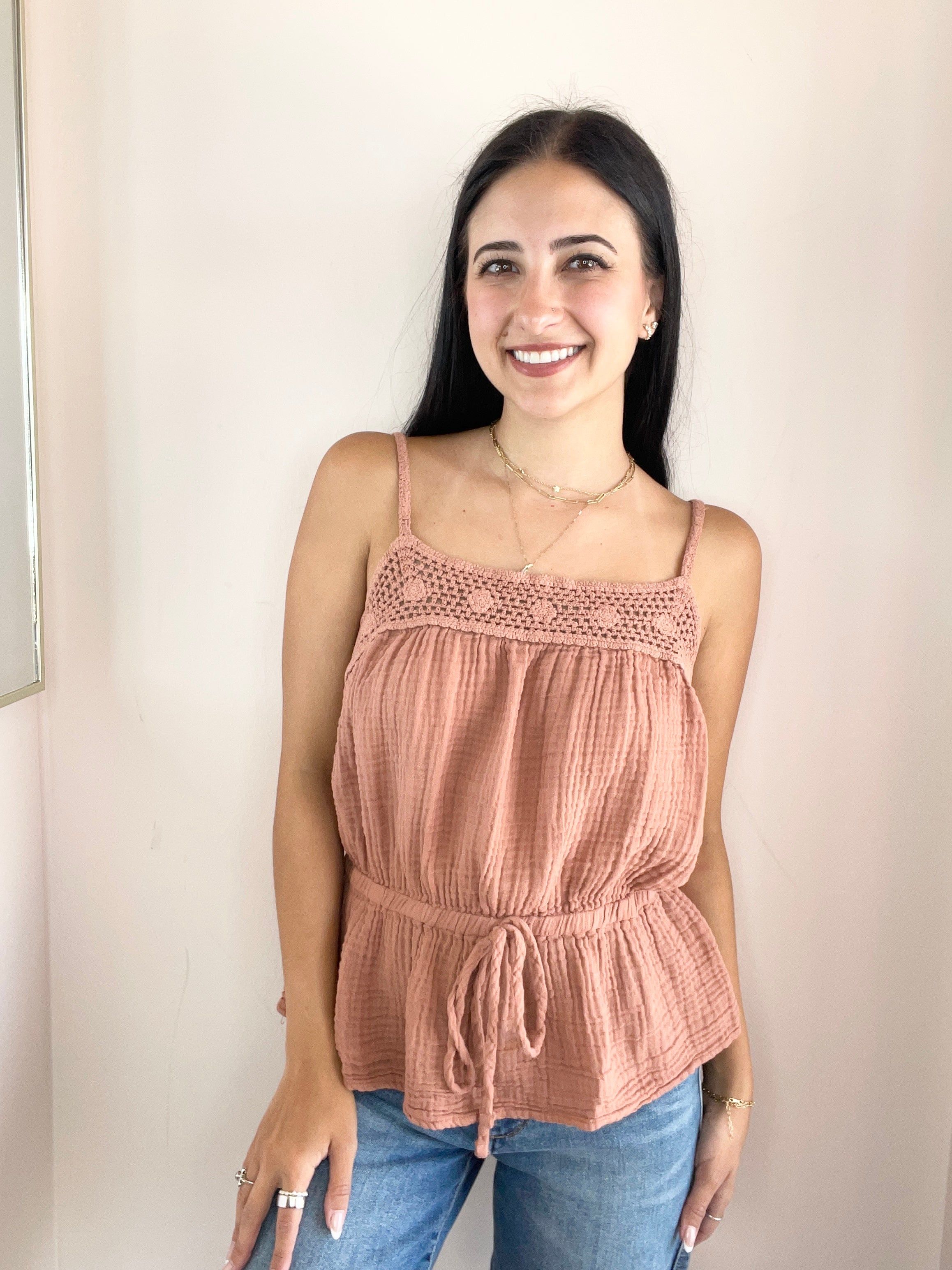 Dahlia Waist Tie Tank