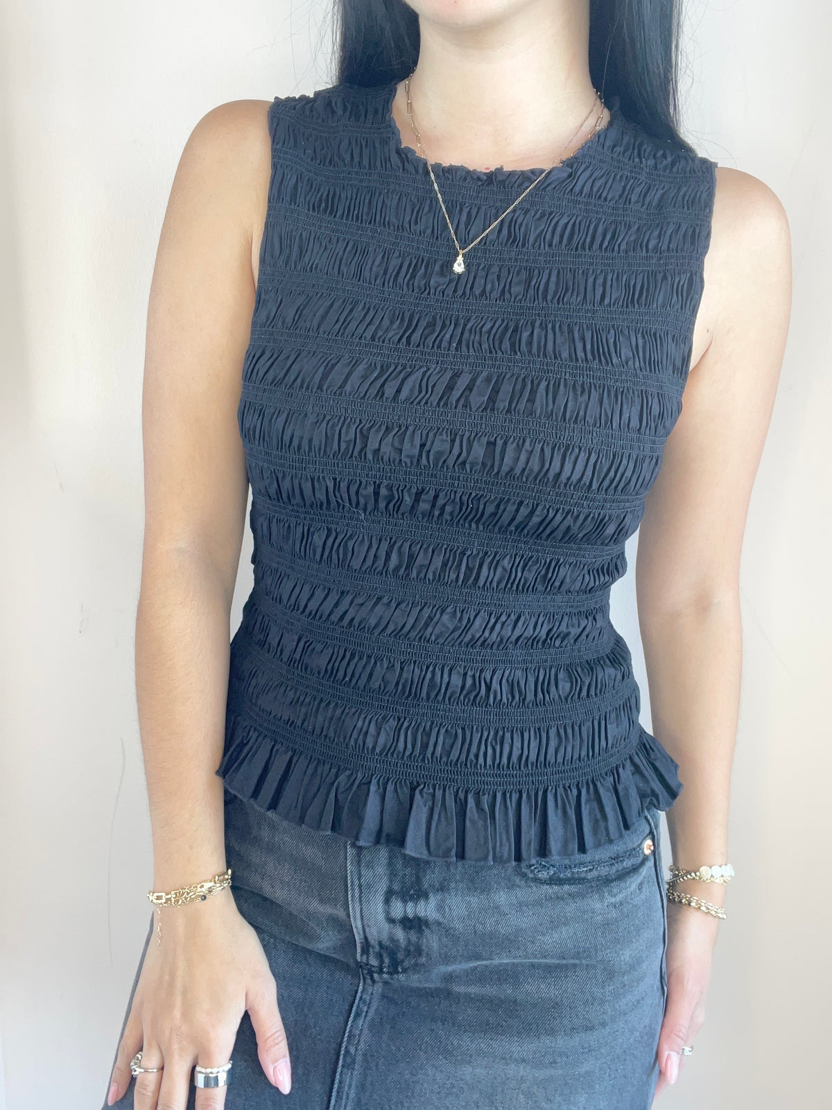 Phoebe Smocked Tank