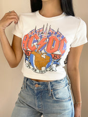 AC/DC 1983 On Tour Tee