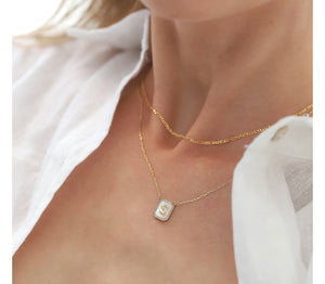 Initial Pendent w. Pearl