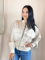 Skyline Sateen Bomber