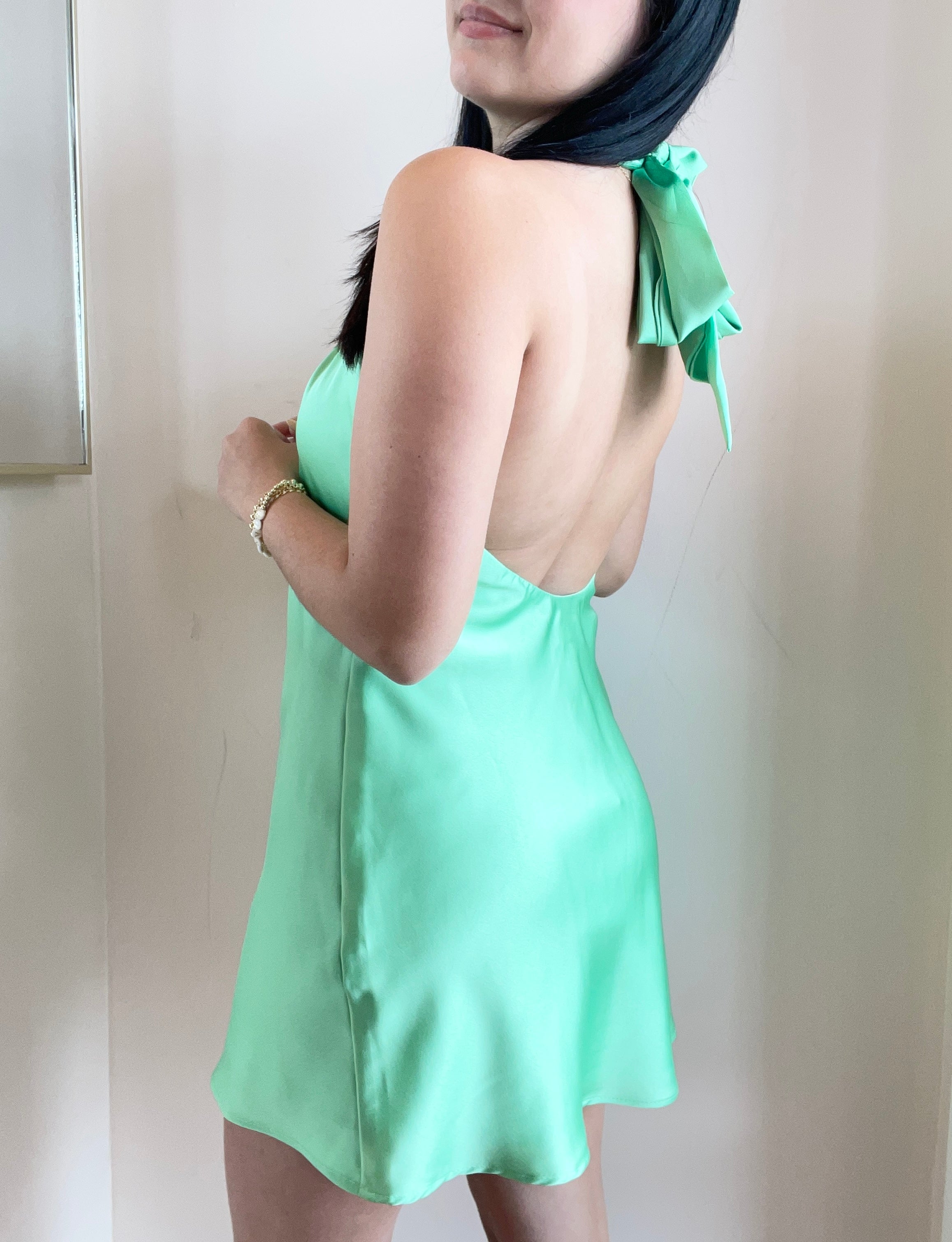 Jasmine Tie Mini Dress