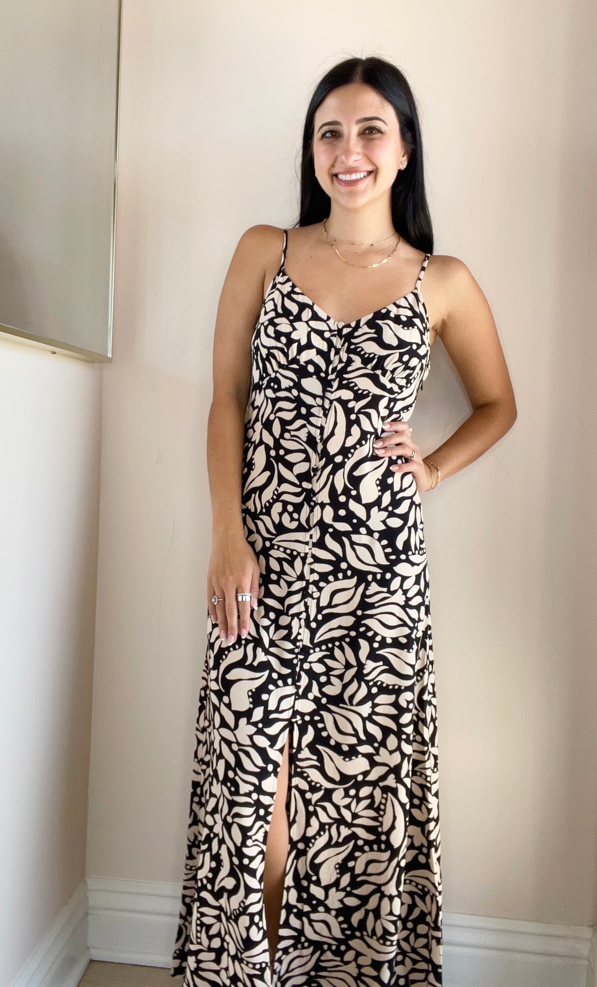 Adjustable Tank Midi Dress