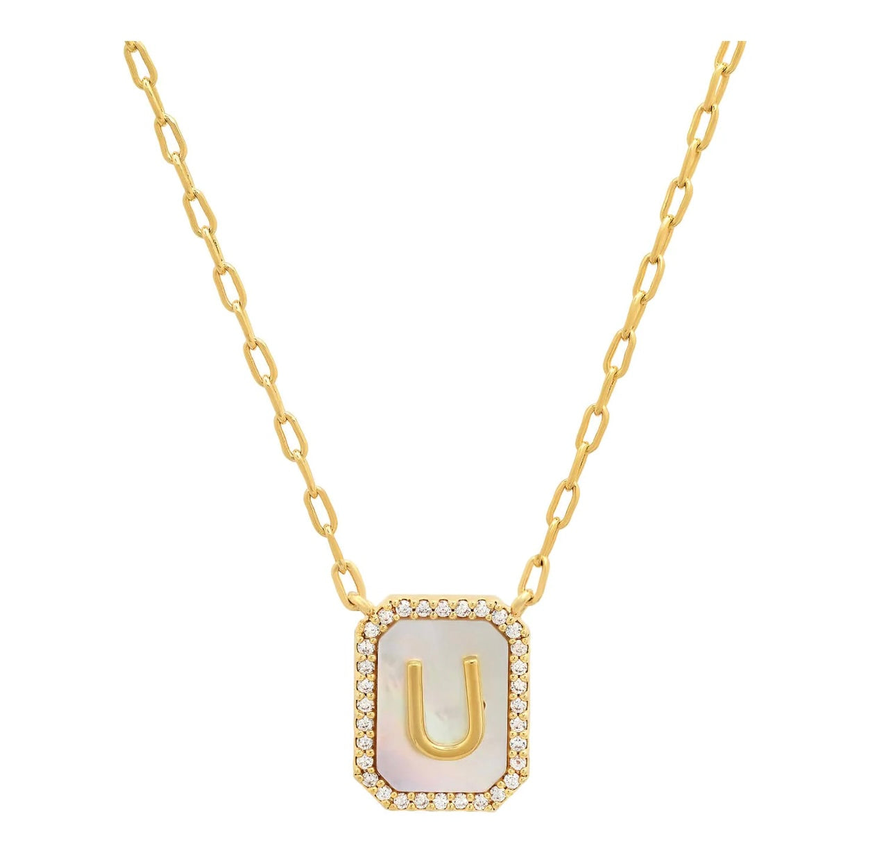 Initial Pendent w. Pearl