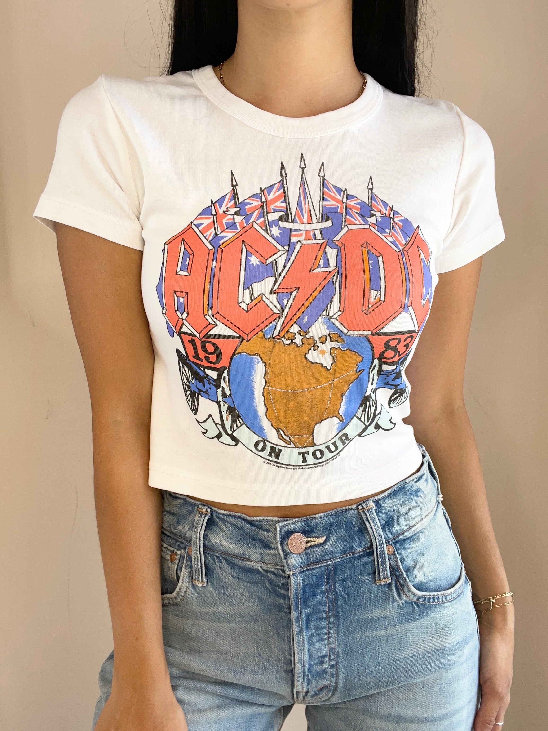 AC/DC 1983 On Tour Tee