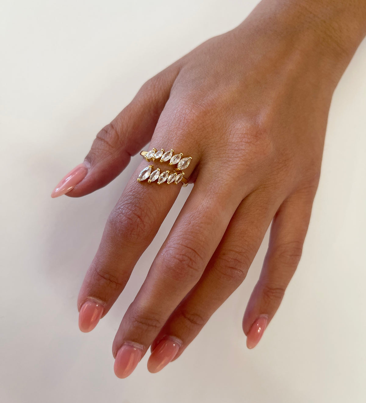 CZ Wrap Claw Ring
